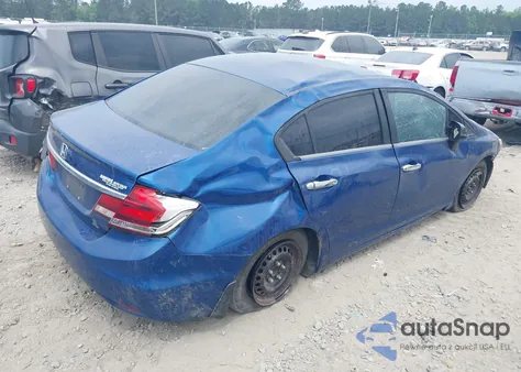 2013 Honda Civic Lx из США, поврежденный, VIN 19XFB2F51DE095698